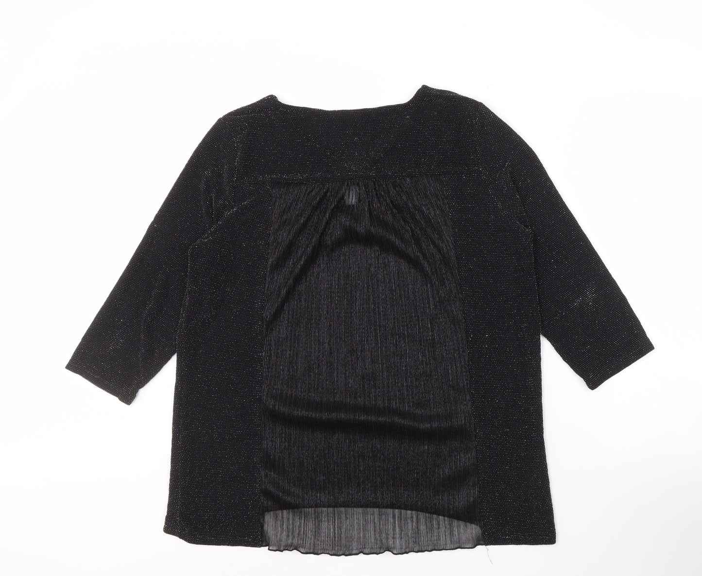 Womens UK Size 12 Klass Black  Blouse
