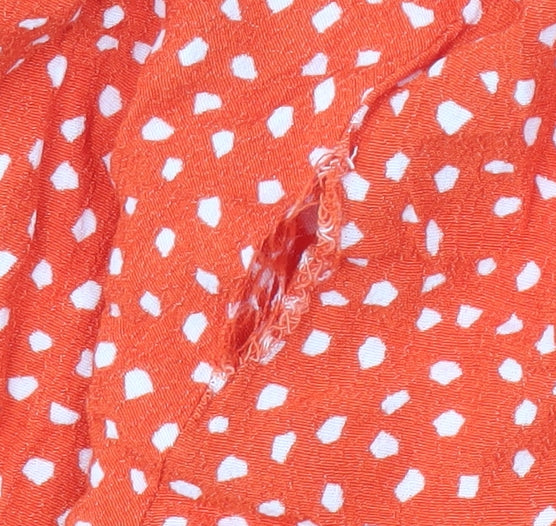 Womens UK Size 14 Mint Velvet Red Tunic Blouse