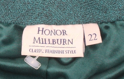 Honor Millburn Women's Green Size 22 Skirt