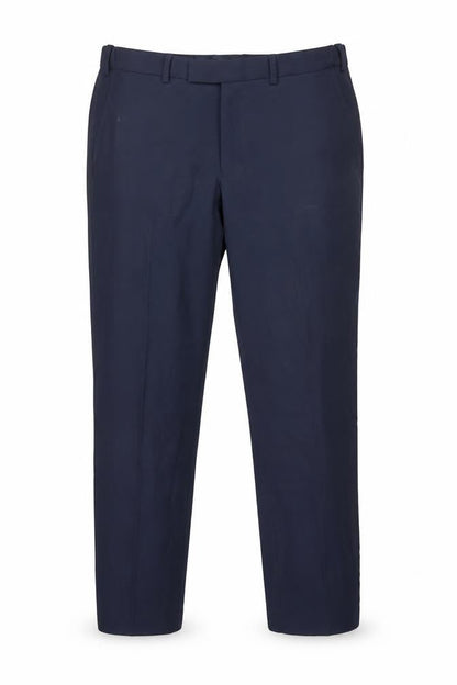 Mens UK Size 32 Marks and Spencer Slim Fit Workwear Blue Trousers