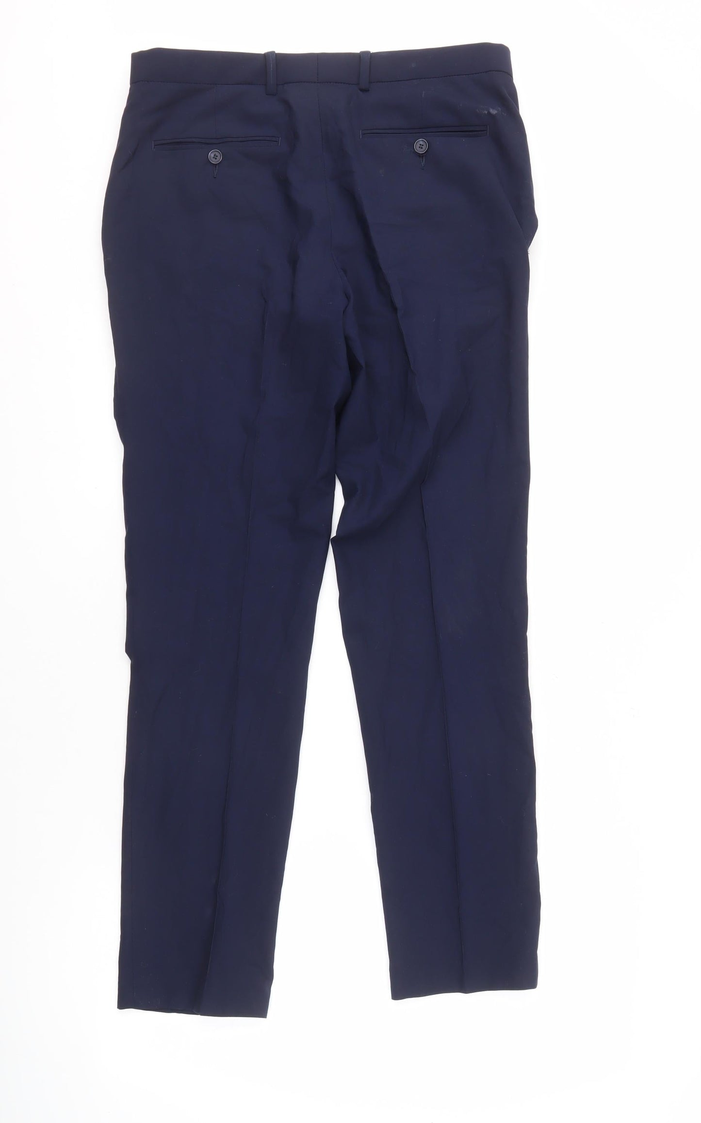 Marks & Spencer Men's Blue Slim Trousers