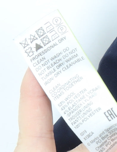 Marks & Spencer Men's Blue Slim Trousers