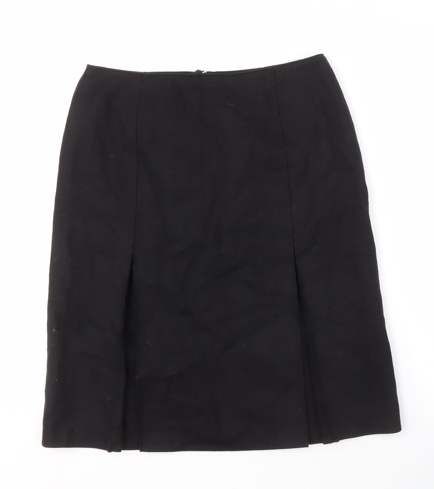 Marks and Spencer Women's Black Wool Pencil Skirt Size 12