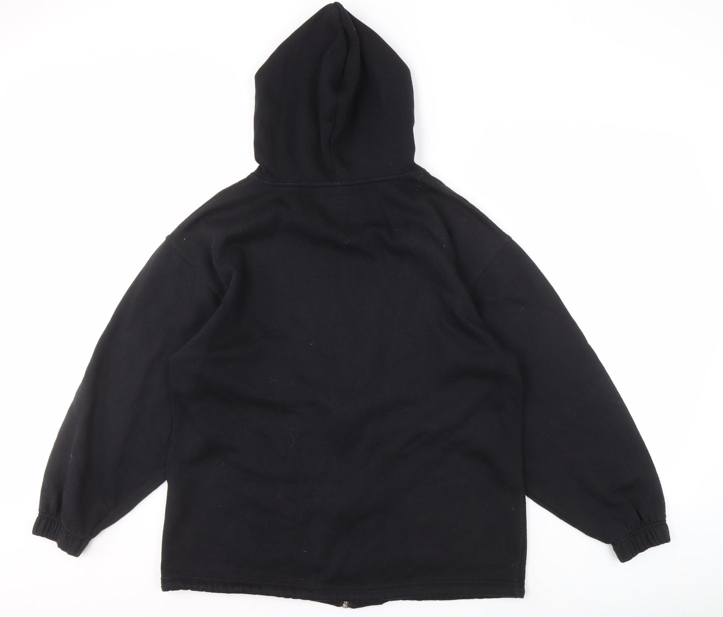 Reebok Women's Black Full Zip Hoodie, Size 12, Excellent