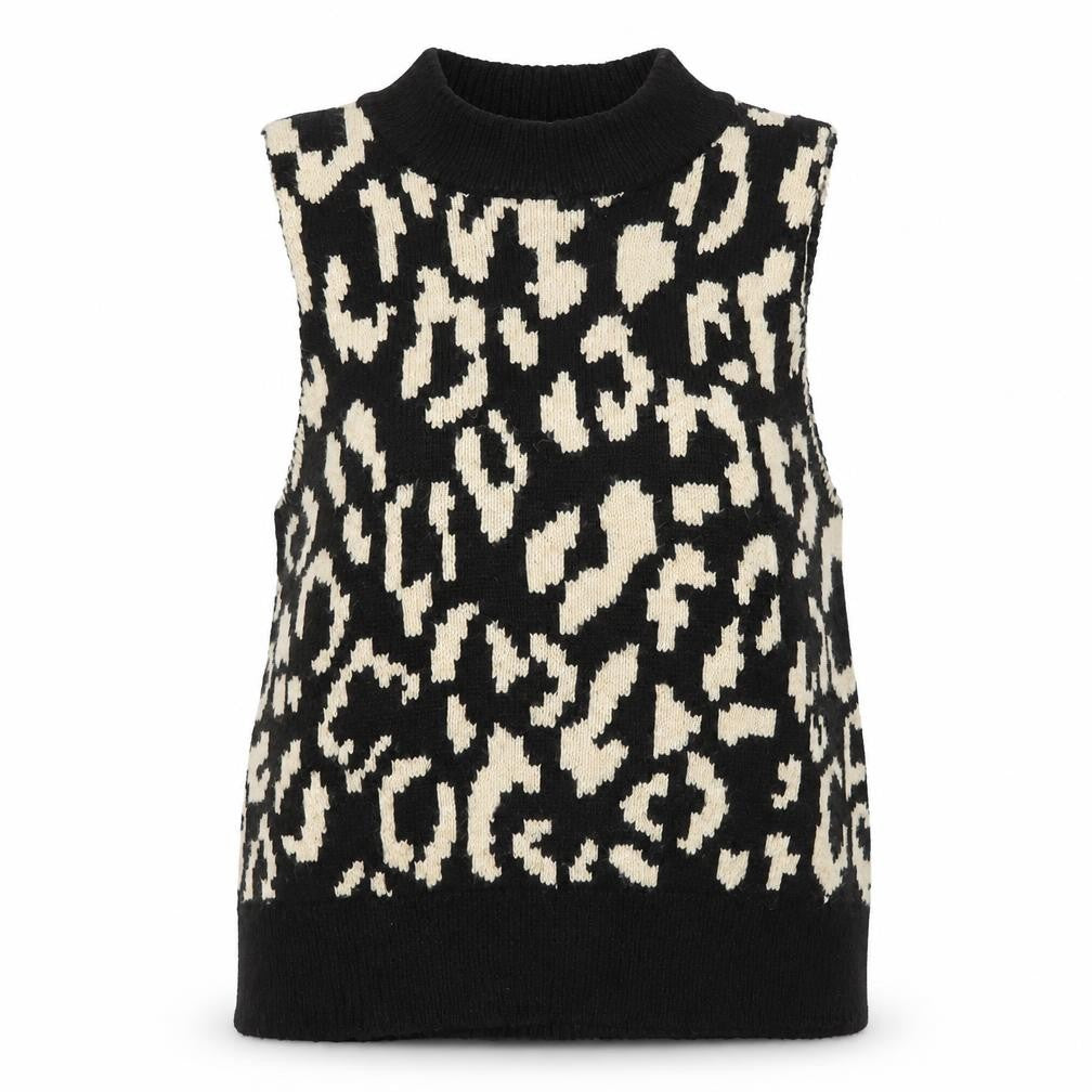 Womens UK Size 12 Threadbare Black Vest Jumper