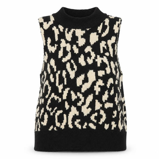 Womens UK Size 12 Threadbare Black Vest Jumper