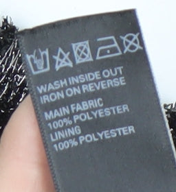 Marks and Spencer Women’s Black Sequin Sheath Dress Size 12