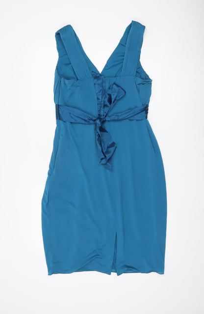 Coast Women's Blue Pencil Dress, Size 16