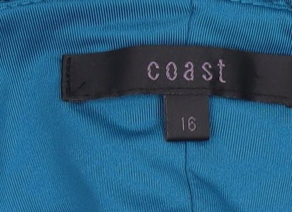 Coast Women's Blue Pencil Dress, Size 16