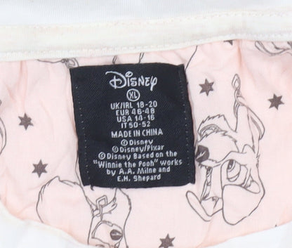 Disney Women's Ivory T-Shirt Nightshirt - Lady and the Tramp