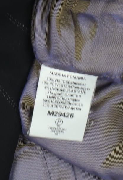 Next Women's Black Pinstripe Blazer Size 12