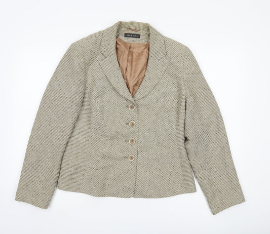 Womens UK Size 14 Alex & Co. Regular Beige Blazer