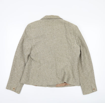 Womens UK Size 14 Alex & Co. Regular Beige Blazer