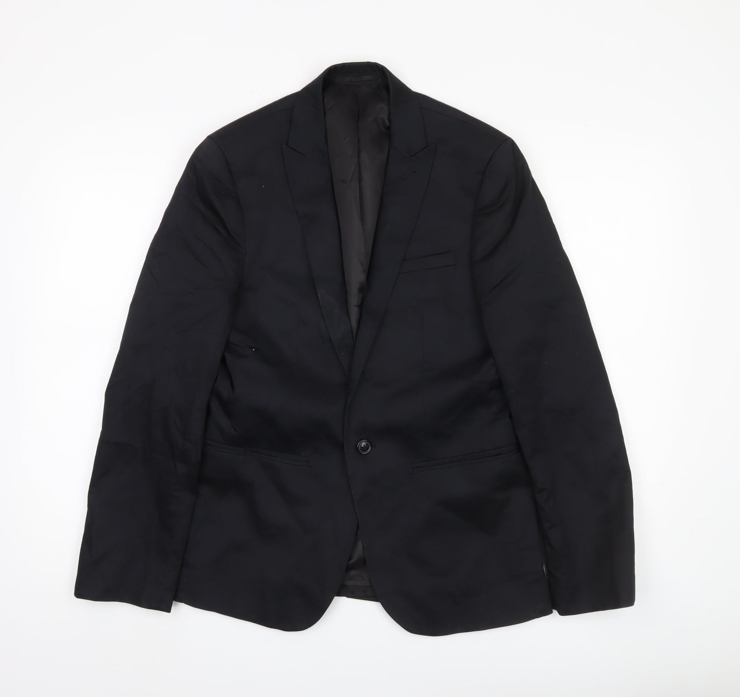 ASOS Men's Black Slim Fit Blazer Jacket 36S