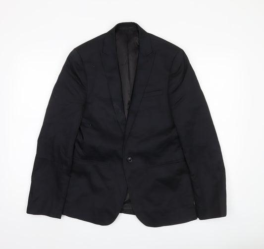 ASOS Men's Black Slim Fit Blazer Jacket 36S