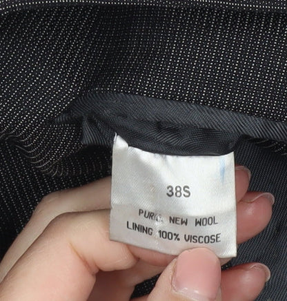 Austin Reed Men's Black Short Wool Blazer, 38S