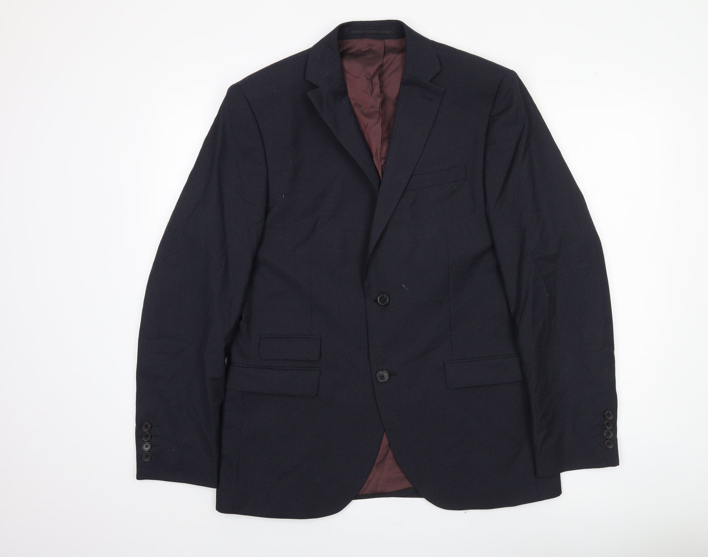Next Men's Navy Blazer, Chest 40, Regular Style