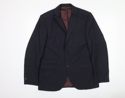 Next Men's Navy Blazer, Chest 40, Regular Style