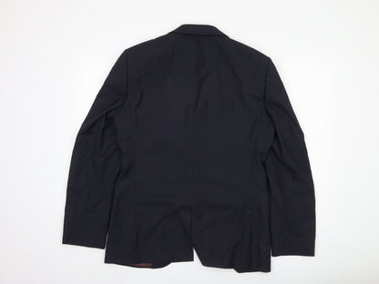 Next Men's Navy Blazer, Chest 40, Regular Style