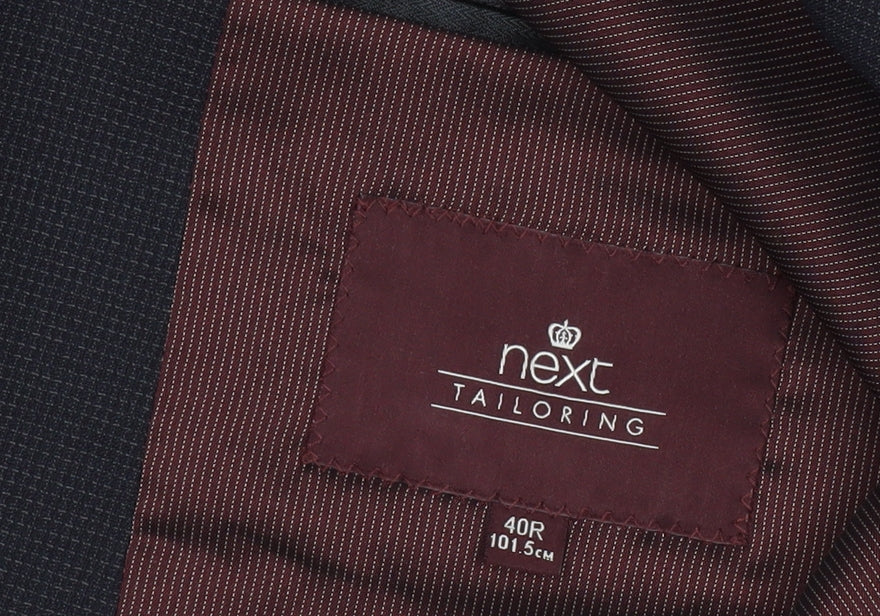 Next Men's Navy Blazer, Chest 40, Regular Style