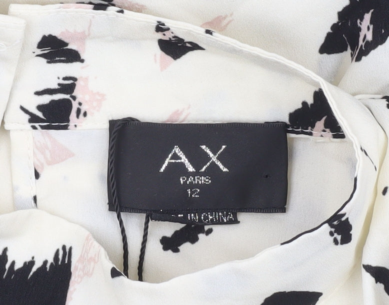 AX Paris Women's Multicoloured Animal Print Blouse