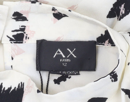 AX Paris Women's Multicoloured Animal Print Blouse