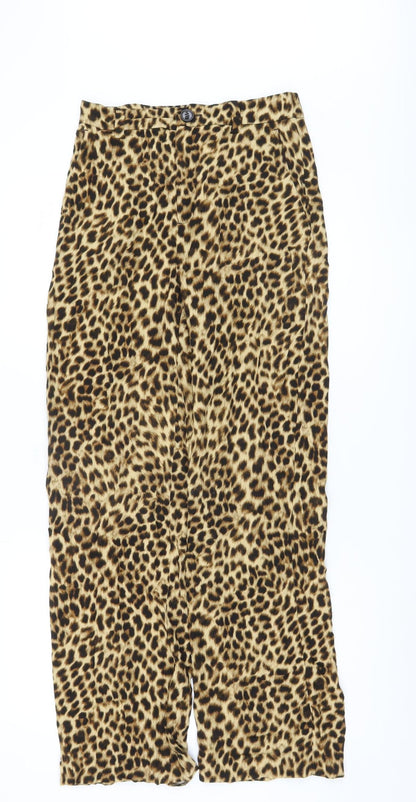 Womens UK Size XS Zara   Multicoloured Trousers