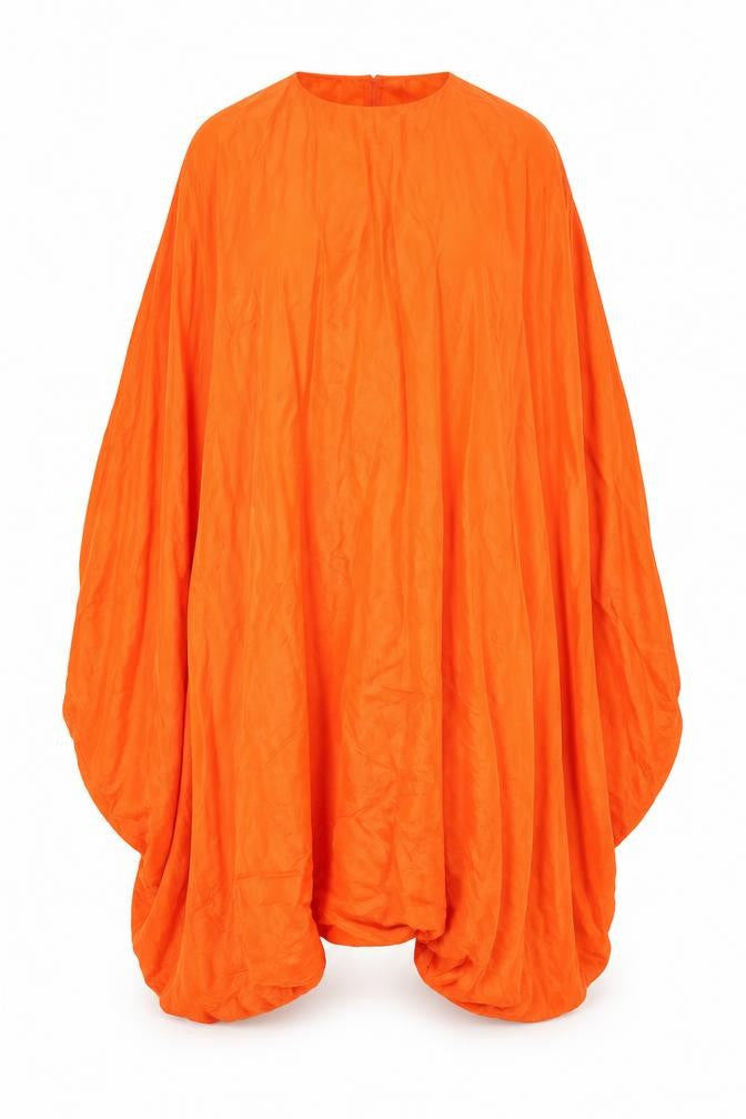 Womens UK Size XS Zara Orange Tunic Blouse