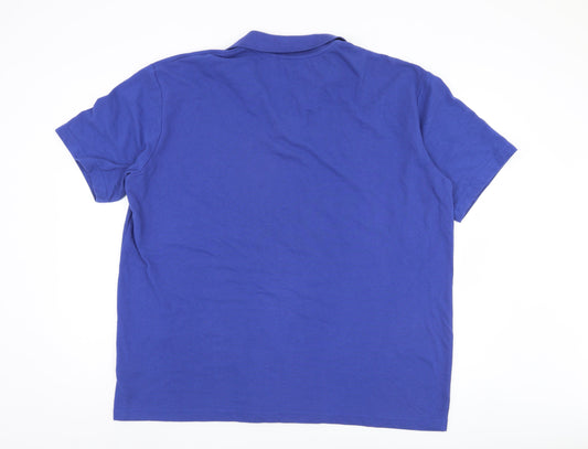 Trutex Men's Blue 3XL Polo Shirt