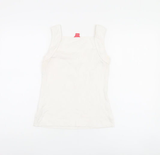 Womens UK Size 10 Monsoon White  Tank