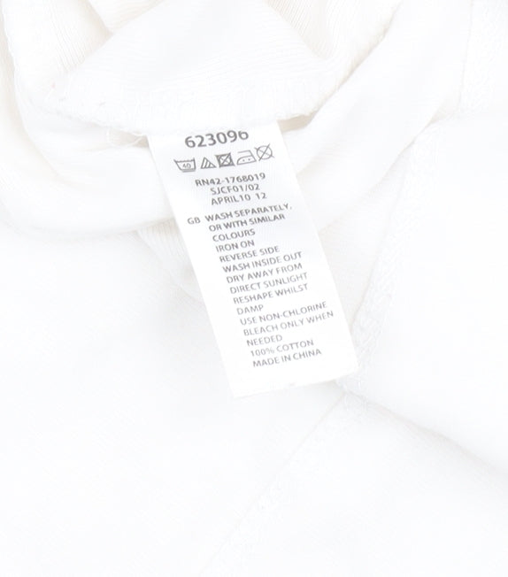 Womens UK Size 10 Monsoon White  Tank
