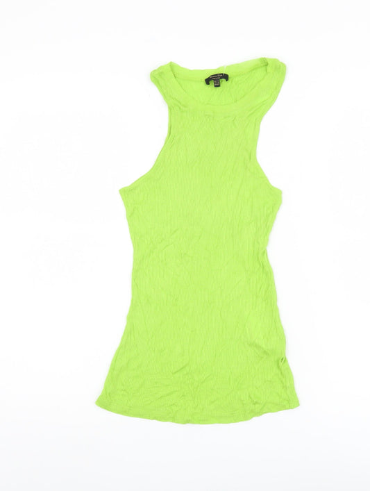 Womens UK Size XS Massimo Dutti Green  Tank