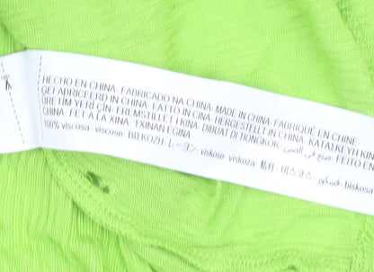 Womens UK Size XS Massimo Dutti Green  Tank