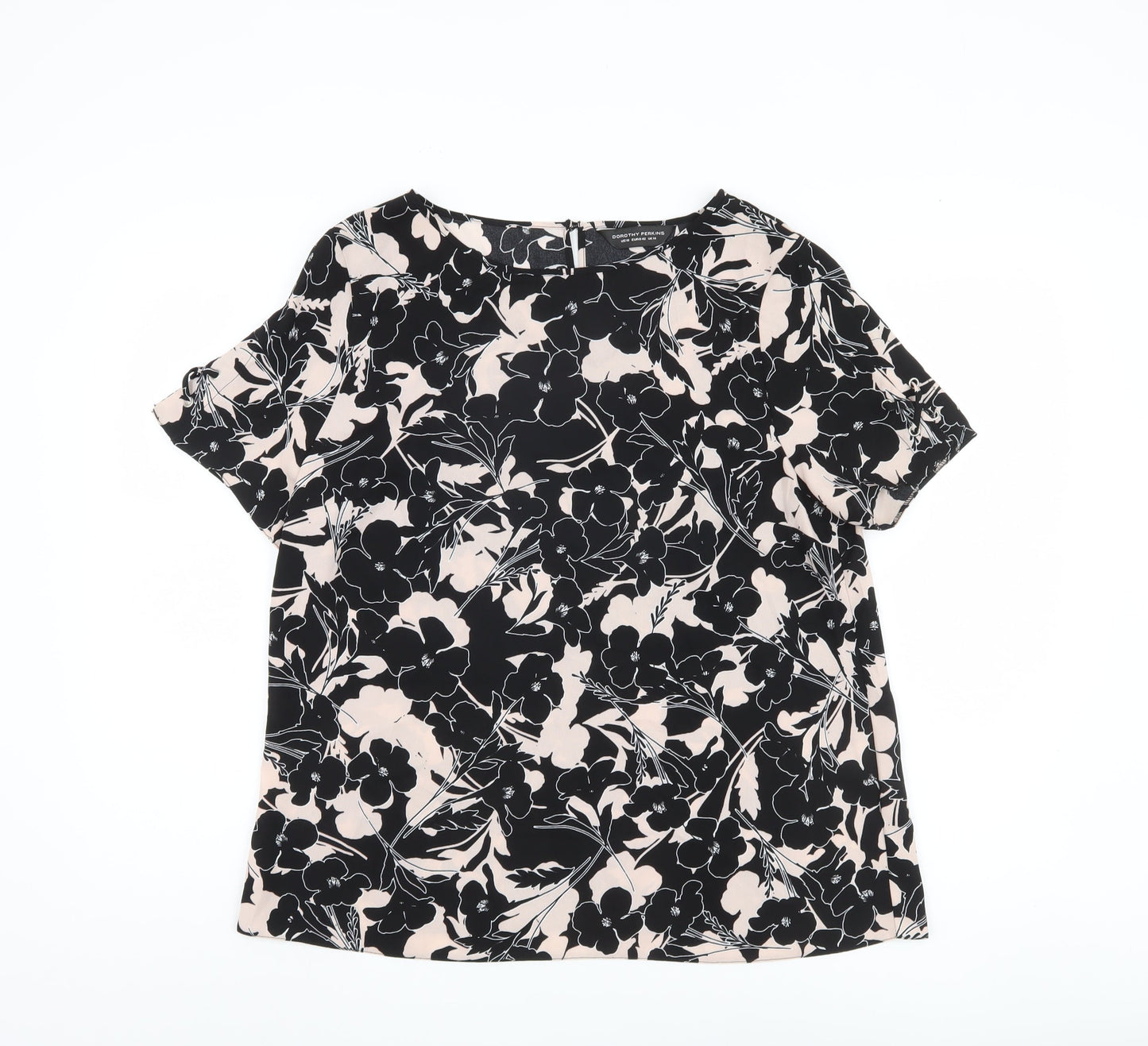 Womens UK Size 14 Dorothy Perkins Black  Blouse