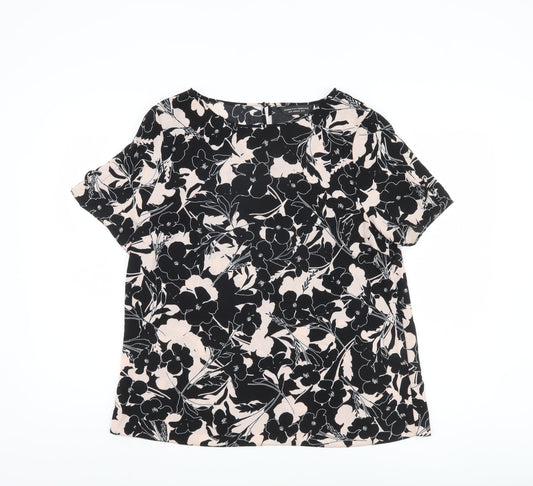 Womens UK Size 14 Dorothy Perkins Black  Blouse