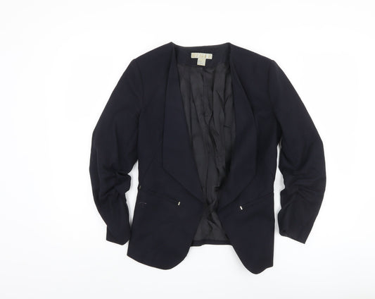 H&M Women's Black Blazer, Size 8, Regular Fit