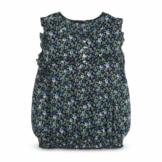 Front view of Dorothy Perkins Women's Floral Tunic Blouse, size 14