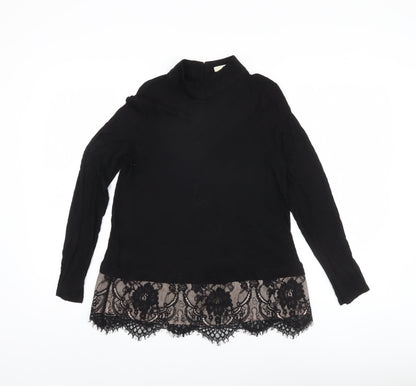 Womens UK Size M Oasis Black  Blouse