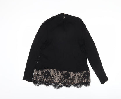 Womens UK Size M Oasis Black  Blouse
