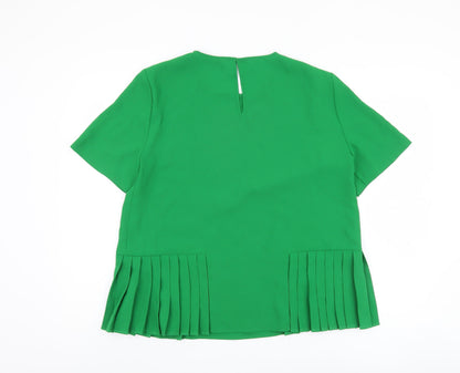 Womens UK Size L Zara Green  Blouse