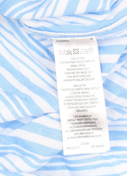 Womens UK Size 10 Great Plains Blue Basic Button-Up
