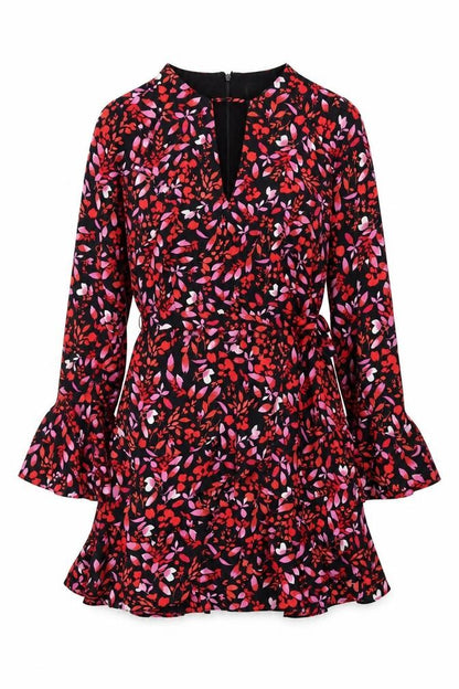 Michelle Keegan Women's Multicoloured Floral Dress Size 12