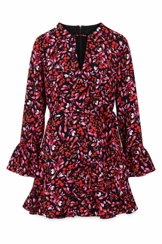 Michelle Keegan Women's Multicoloured Floral Dress Size 12