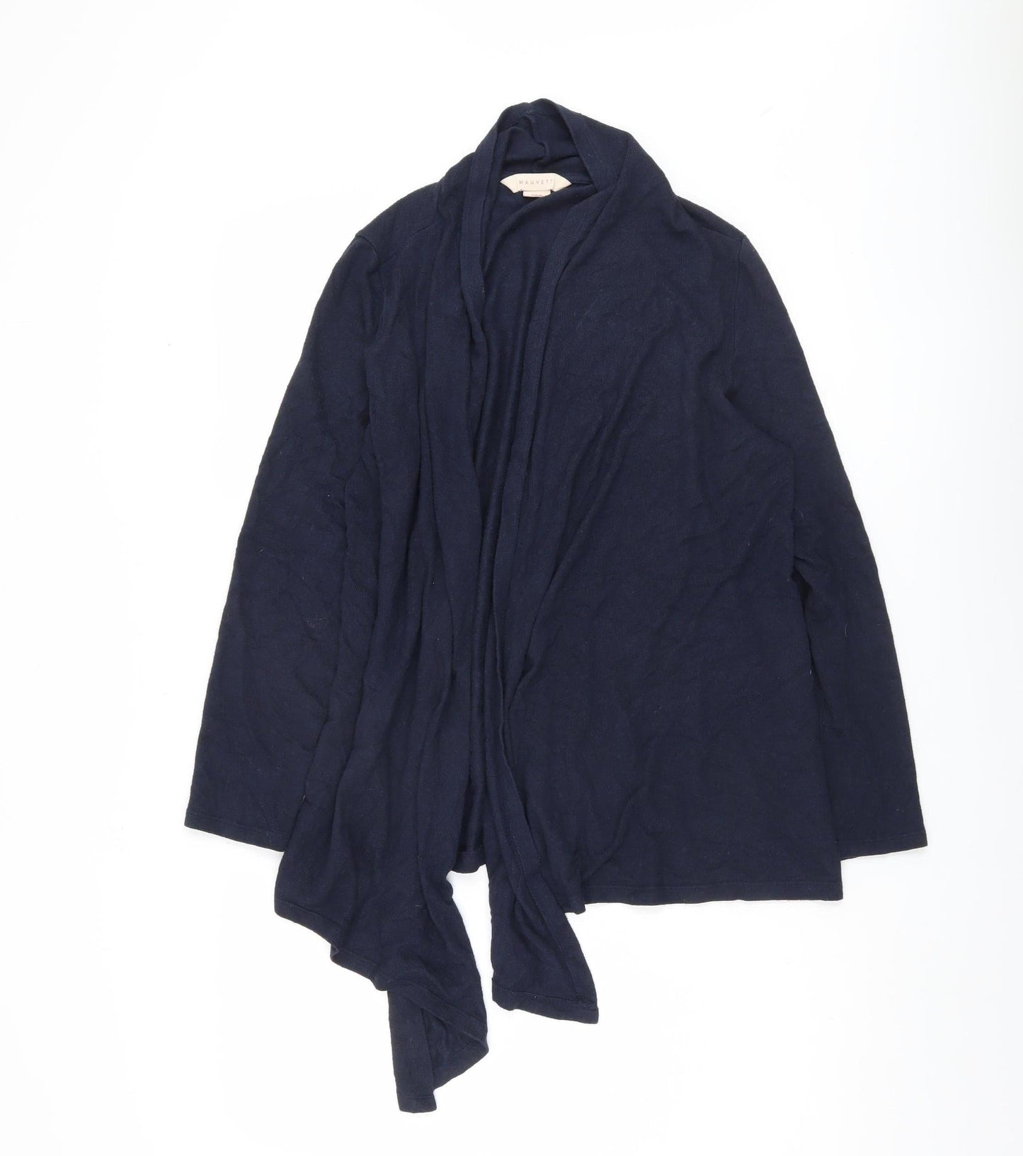 Womens UK Size 14 Mauvette Blue Cardigan Jumper