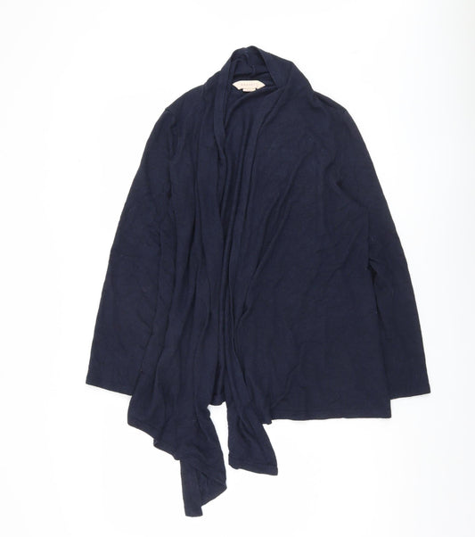 Womens UK Size 14 Mauvette Blue Cardigan Jumper