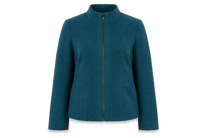 Marks & Spencer Women's Green Zip Jacket Size 14