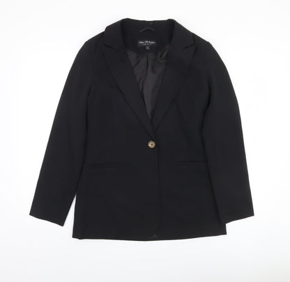Miss Selfridge Women's Black Slim Blazer Size 6