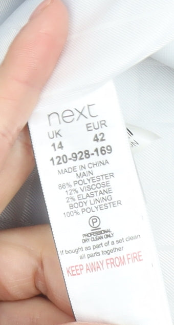 Next Women's Black Blazer, Size 14, Regular Fit