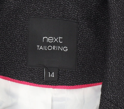 Next Women's Black Blazer, Size 14, Regular Fit