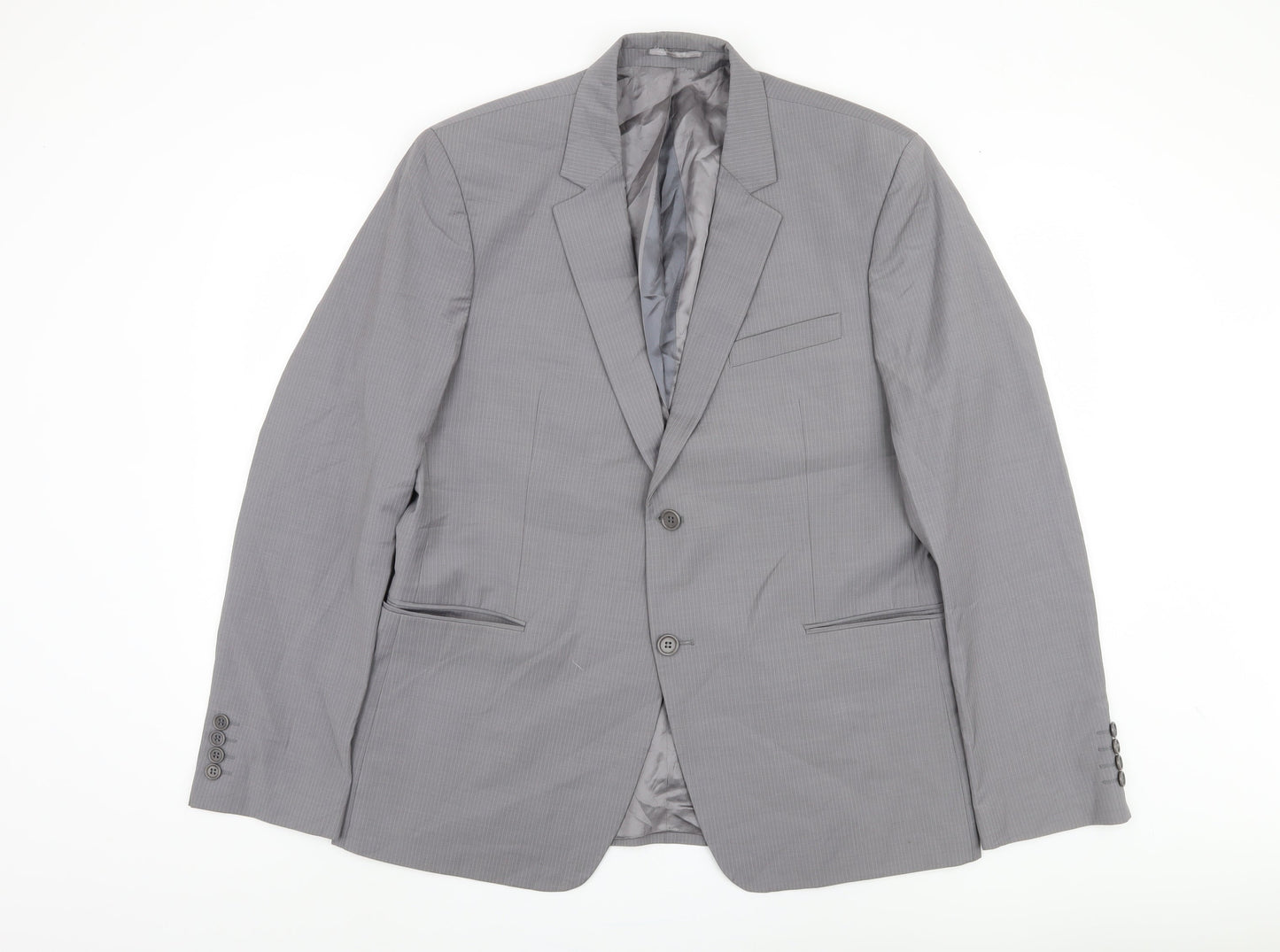 Andrews Men's Grey Regular Fit Blazer 44